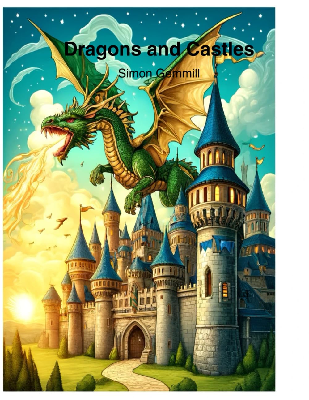 Castles & Dragons: Colouring Book (Statoshi.co.uk)