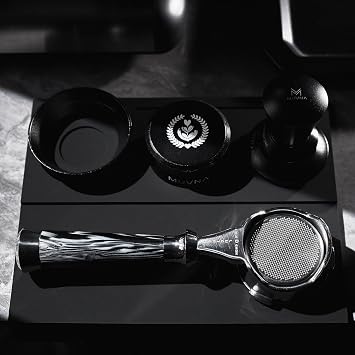 58mm Espresso Bottomless Portafilter 3 Ears Fits 58mm Coffee Machines CASABREWS Ultra/Oster/Gevi/Hibrew/Tuni E2, SUS304 Stainless Steel
