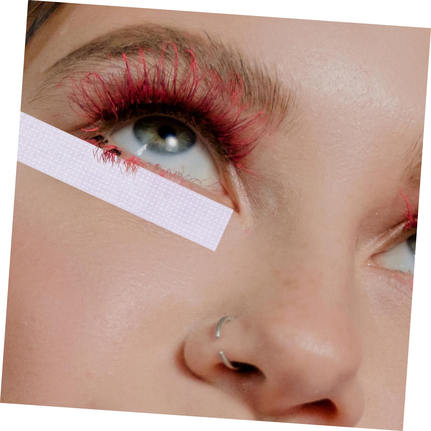 minkissy 2 Sets Comfortable Eyelash Tapes Lash Adhesive Graft Tapes Isolation Patches Cutter Beauty Salon Kit