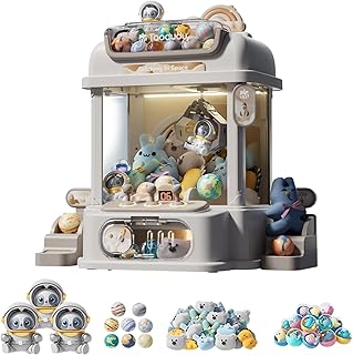 Mini Greifautomat, Elektronisches Arcade Spiel, Kleine Kapselspielzeuge mit Plüschpuppen, Mini Greifautomat für Kinder, für Mädchen Und Jungen, Stil C