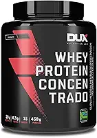 Whey Protein Concentrado Chocolate Pote 450g – Contribui para o Ganho Muscular Hipertrofia – Dux Human Health