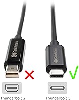 Vista 5 de Cable Matters Adaptador USB C a DVI (adaptador USB-C a DVI) en negro - Thunderbolt 4 / USB4 / Thunderbolt 3 Puerto compatible con MacBook Pro, Dell