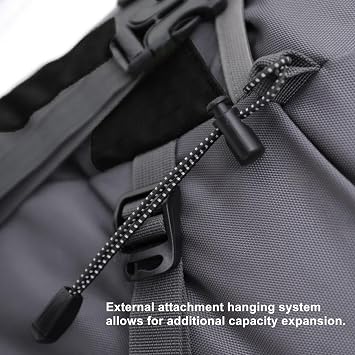 60L Waterproof Hiking Camping Backpack with Rain Cover, Large Outdoor Sport Travel Daypack Rucksack for Climbing (Black)