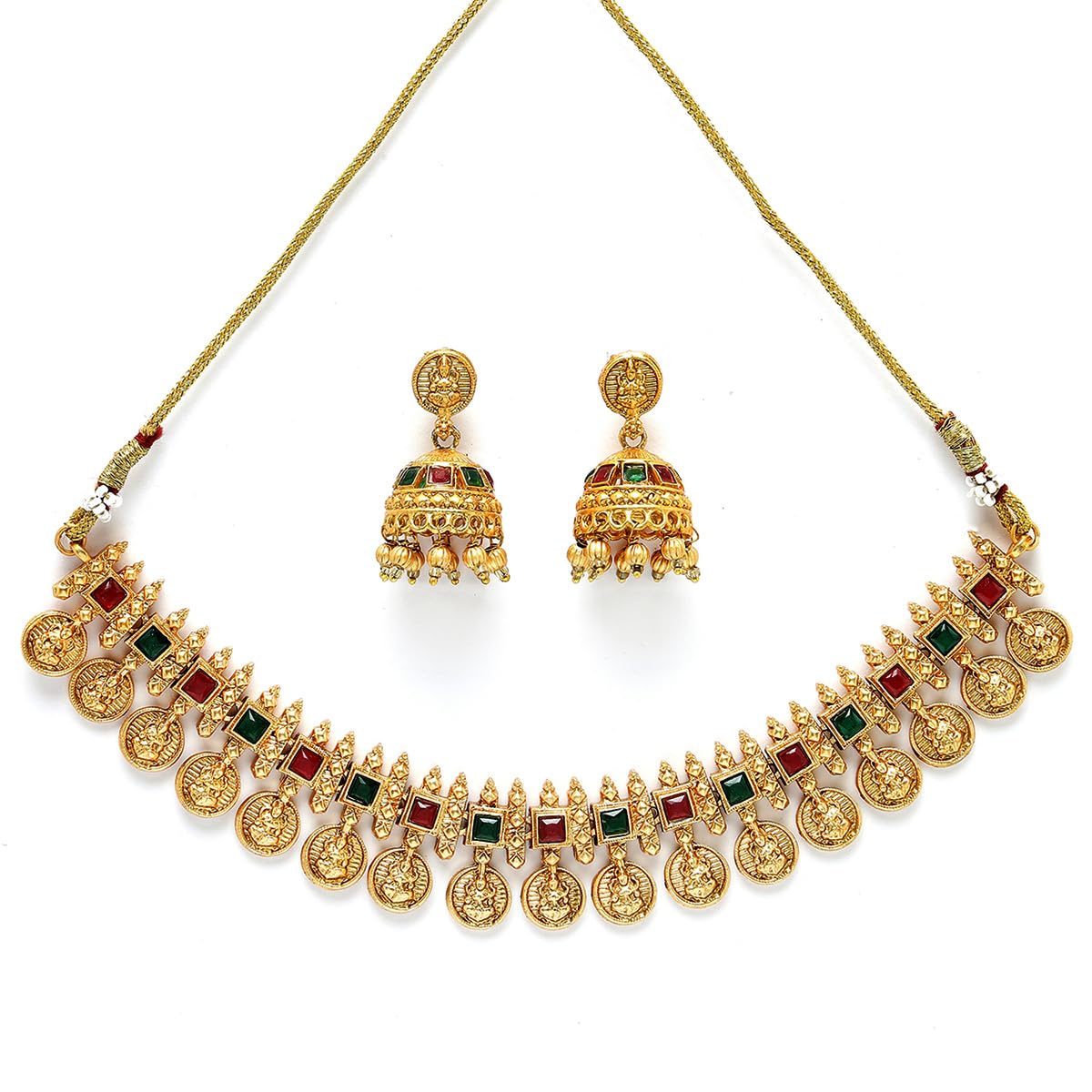 See full amazon price history chart for Karatcart Gold Plated Red & Green Stones Temple Jewellery Set for Women Karatcart Gold Plated Red & Green Stones Temple Jewellery Set for Women (B0CPM7ZG2M) Amazon Price History, Amazon Price Tracker
