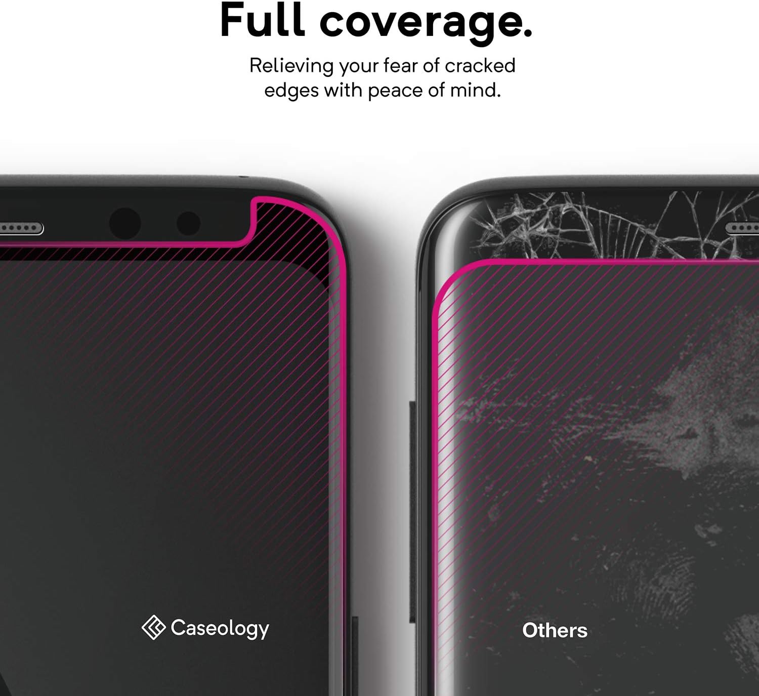 Caseology Screen Protector for Galaxy S9 Tempered Glass (2018) - 1 Pack