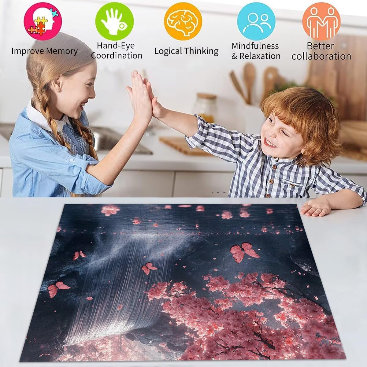 Puzzle Erwachsene 2000 Teile Fallen Traum Educa Jigsaw für Kinder ab 8 Jahren Mädchen Jungen, Erwachsene Impossible Klassische Puzzles Schwer, Anspruchsvoll Spielspaß, Als Geschenke 70x99cm t-856