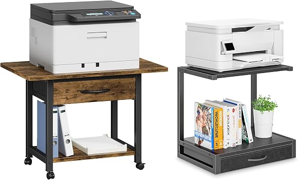 YAOHUOO Printer Stand with Drawer