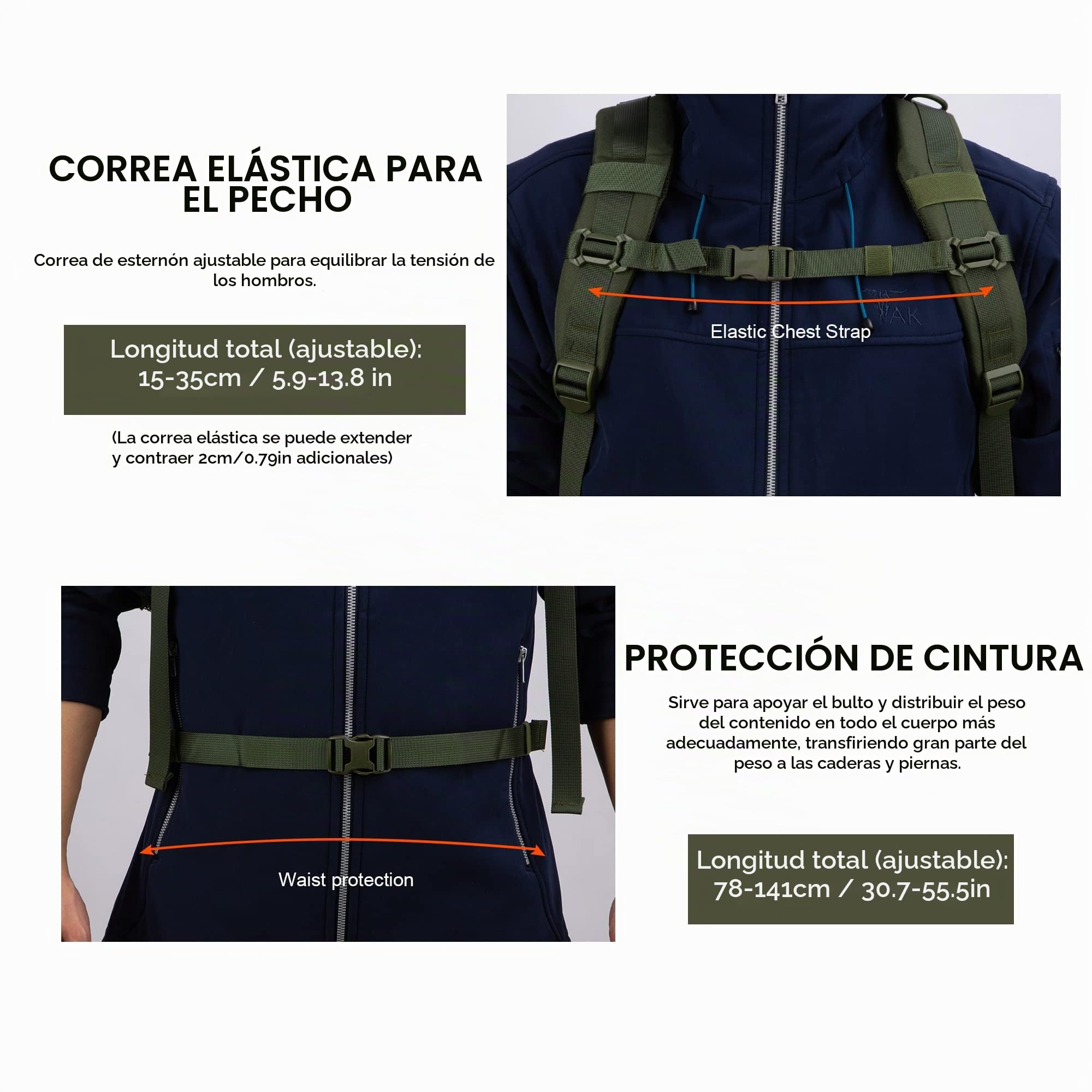 Mardingtop 28L Mochila Militar, Mochilas Hombre Deportivas Mochila Tactica Senderismo Moto Deporte Viaje Playa Montaña Negra for Unisex (28l - Verde Militar II)