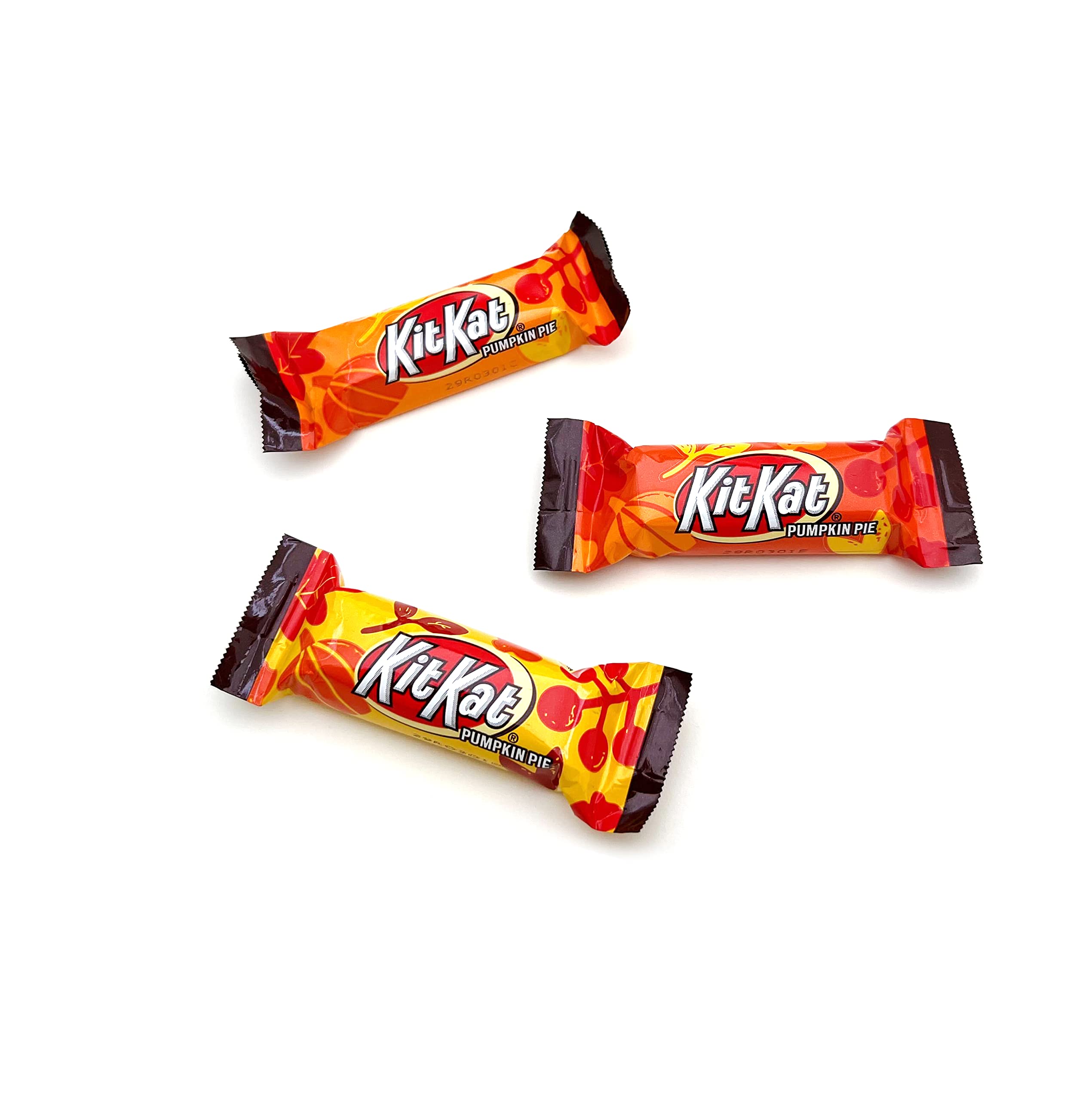 KITKAT Miniature Wafer Bars Candy In Pumpkin Pie Flavored Crème, Bulk