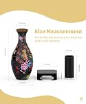 Pintoo 3D Vase Puzzle Vase Fleur Unique Fabriqué par 160 Pièces de puzzle en plastique courbée Maison Cadeau chaud pour les arrangements de fleurs et décoration maison - [S1031] (Impression florale classique et élégante)