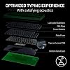 Razer BlackWidow V4 75% Mechanical Gaming Keyboard: Hot-Swappable Design Compact and Durable Orange Tactile Switch Chroma RGB MF Roller & Media Key Comfortable Wrist Rest, Phantom Green