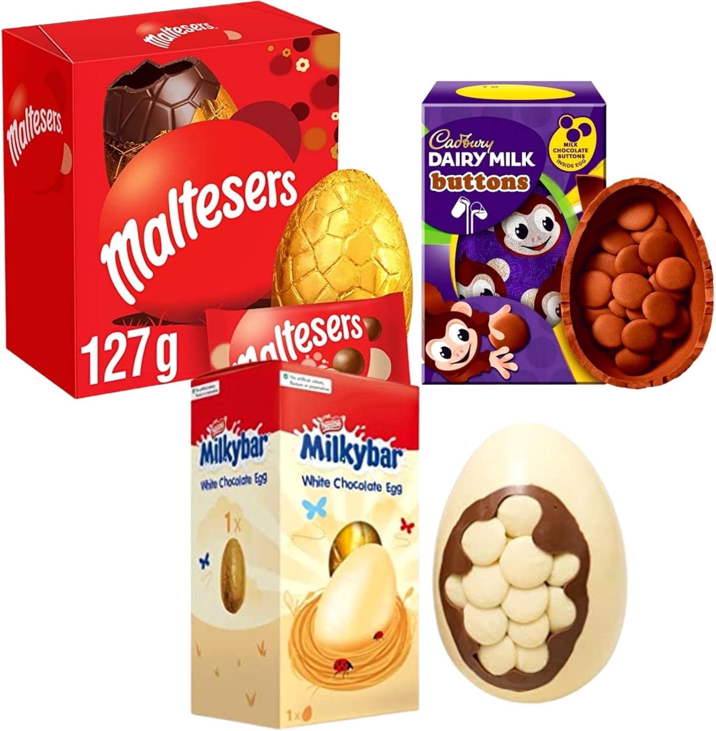 Easter Egg Chocolate Bundle 2023 With Maltesers Milk Chocolate Medium