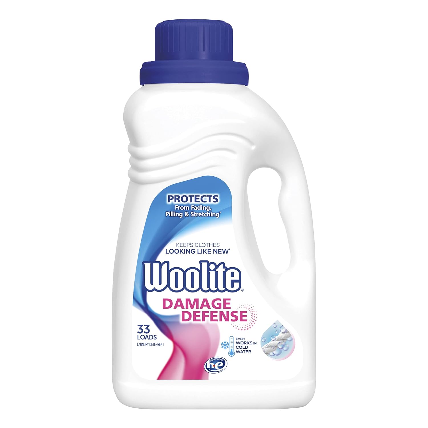 Woolite Damage Defense Laundry Detergent 33 Loads 50 Fl Oz Regular HE Washers Packaging May Vary