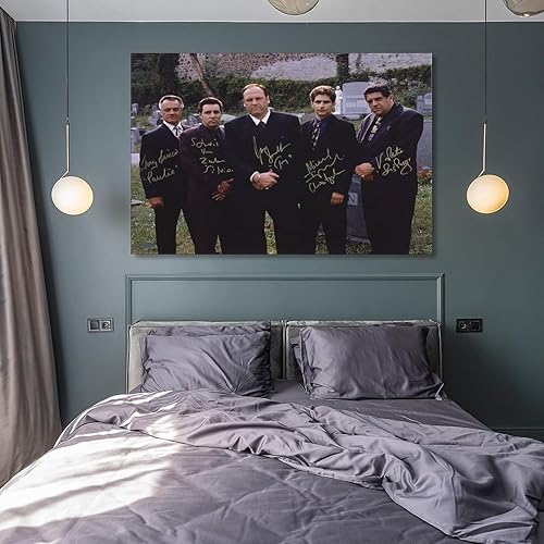 Miniatura 8 de Póster artístico fotográfico de actores sopranos con autógrafo, pinturas artísticas para pared, decoración del hogar, sala de estar, impresiones