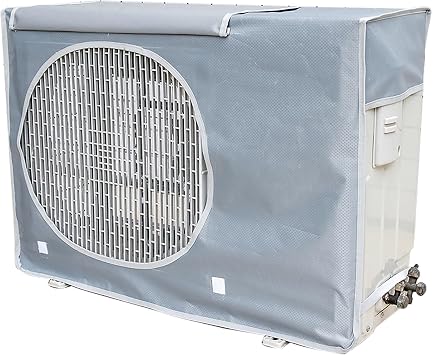 Outdoor Air Conditioner Cover Thickened Outdoor and Indoor Air Conditioner Protective Cover PVC Oxford Cloth Sun Protection and Cooling85 * 58 * 35cm/33 * 23 * 14inch