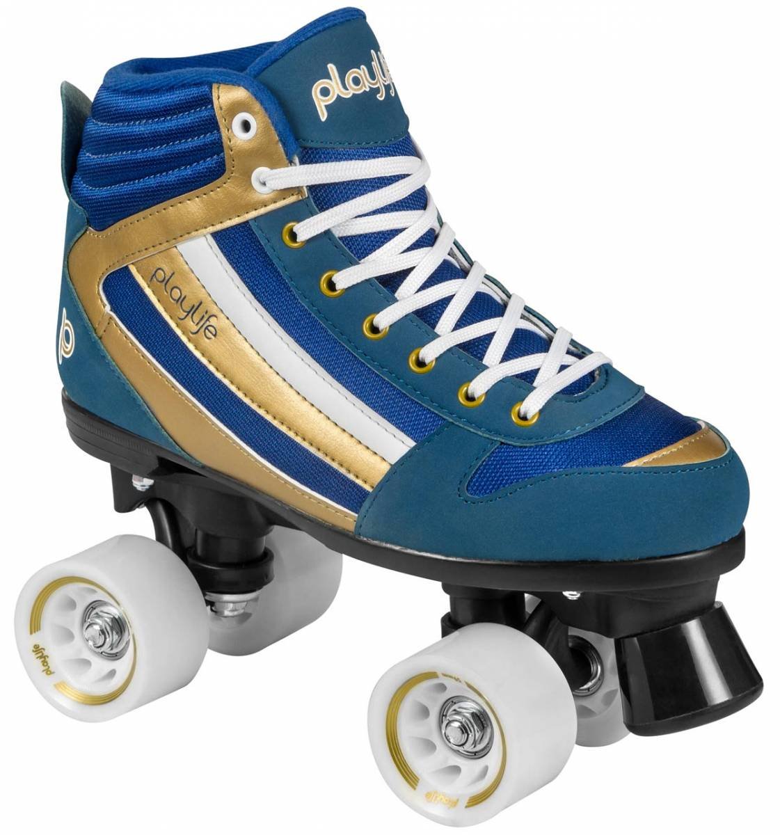Chaya Playlife Groove Blue & Gold Roller Skates