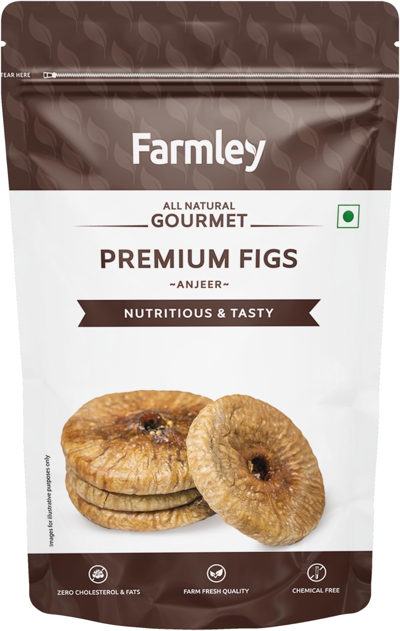 Anjeer/Figs 250g | Afghani Anjeer I Low in Fat | Healthy Snack I Rich Source of Vitamins Dietary Fiber (Pack of 1)