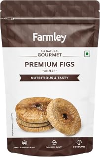 Farmley Anjeer/Figs 250g | Afghani Anjeer I Low in Fat | Healthy Snack I Rich Source of Vitamins Dietary Fiber (Pack of 1) Price In India