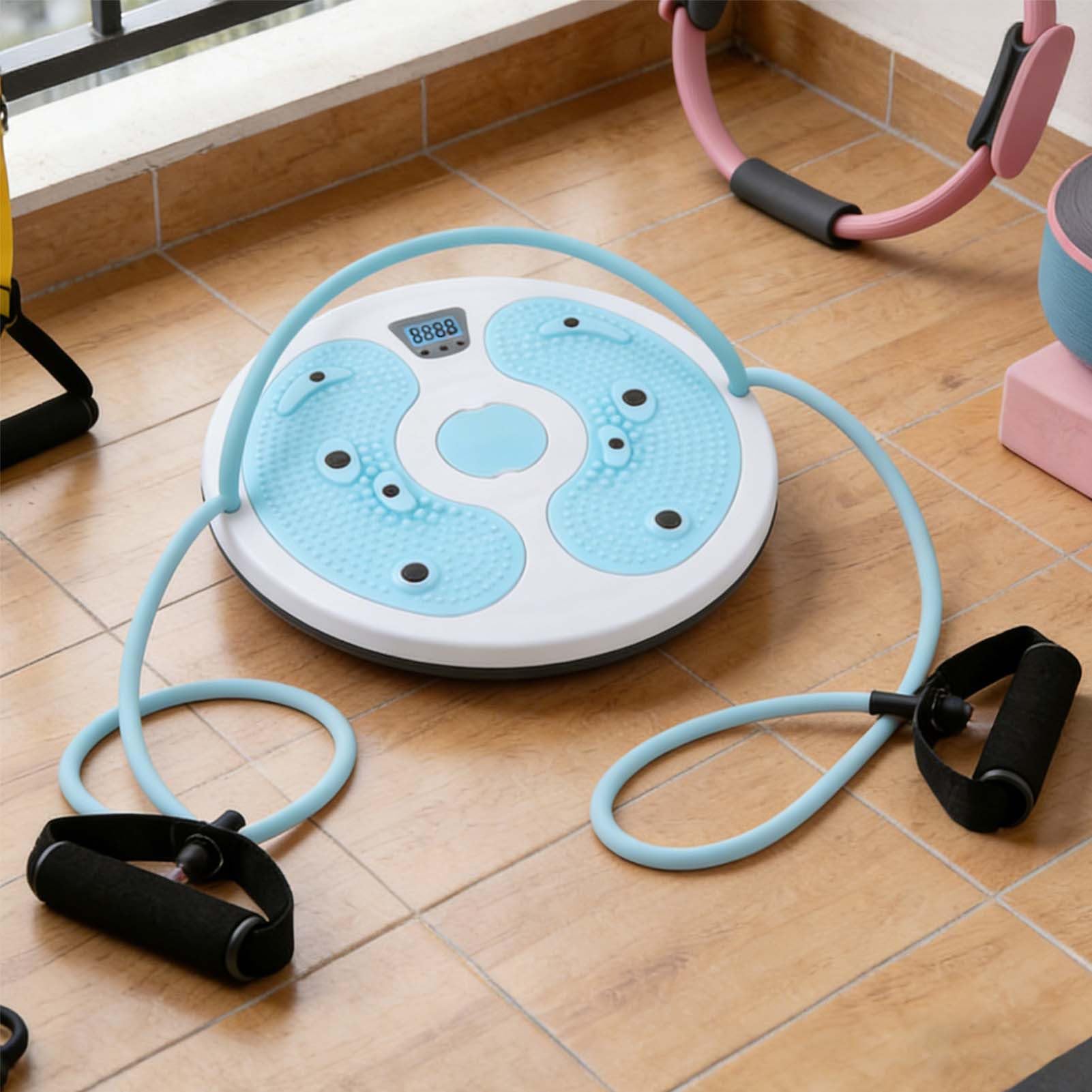 Tarcza skrętna w talii - Sprzęt fitness tarcza do skręcania brzucha, tarcza z licznikiem kalorii, do domu, biura, fitnessu, początkujących, dorosłych i seniorów