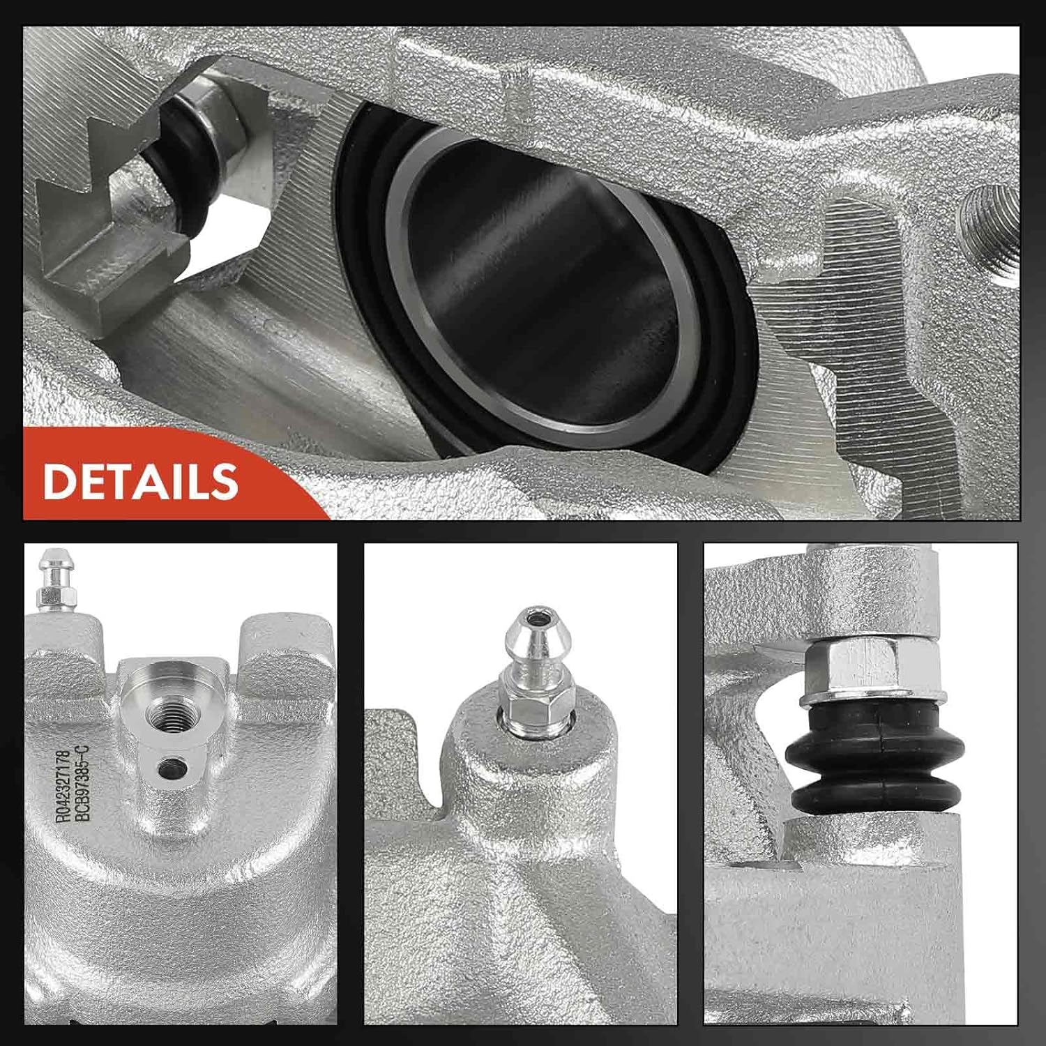 A-Premium Disc Brake Caliper Assembly with Bracket Compatible with Mazda 3 2014-2016 2.0L only, 3 Sport 2014-2016 2.0L only - Front Left Driver Side