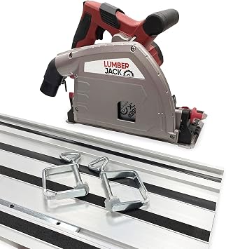 165mm Plunge Saw, Track Saw with 2 x 