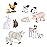 Terra by Battat - Toy Farm Animals Set - Realistic Cows, Pigs, Dogs & More - Detailed Barnyard Animal Figures for Imaginative Play - 12 Animal Pairs - Farm Playset for Toddlers 3+ Years