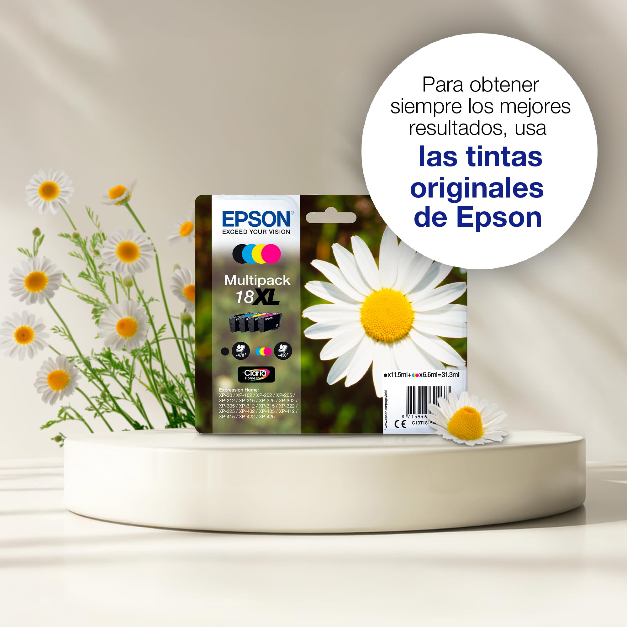 INK CARTRIDGE, T1801, 18, BLACK,ORIGINAL C13T18014010 By EPSON - 4