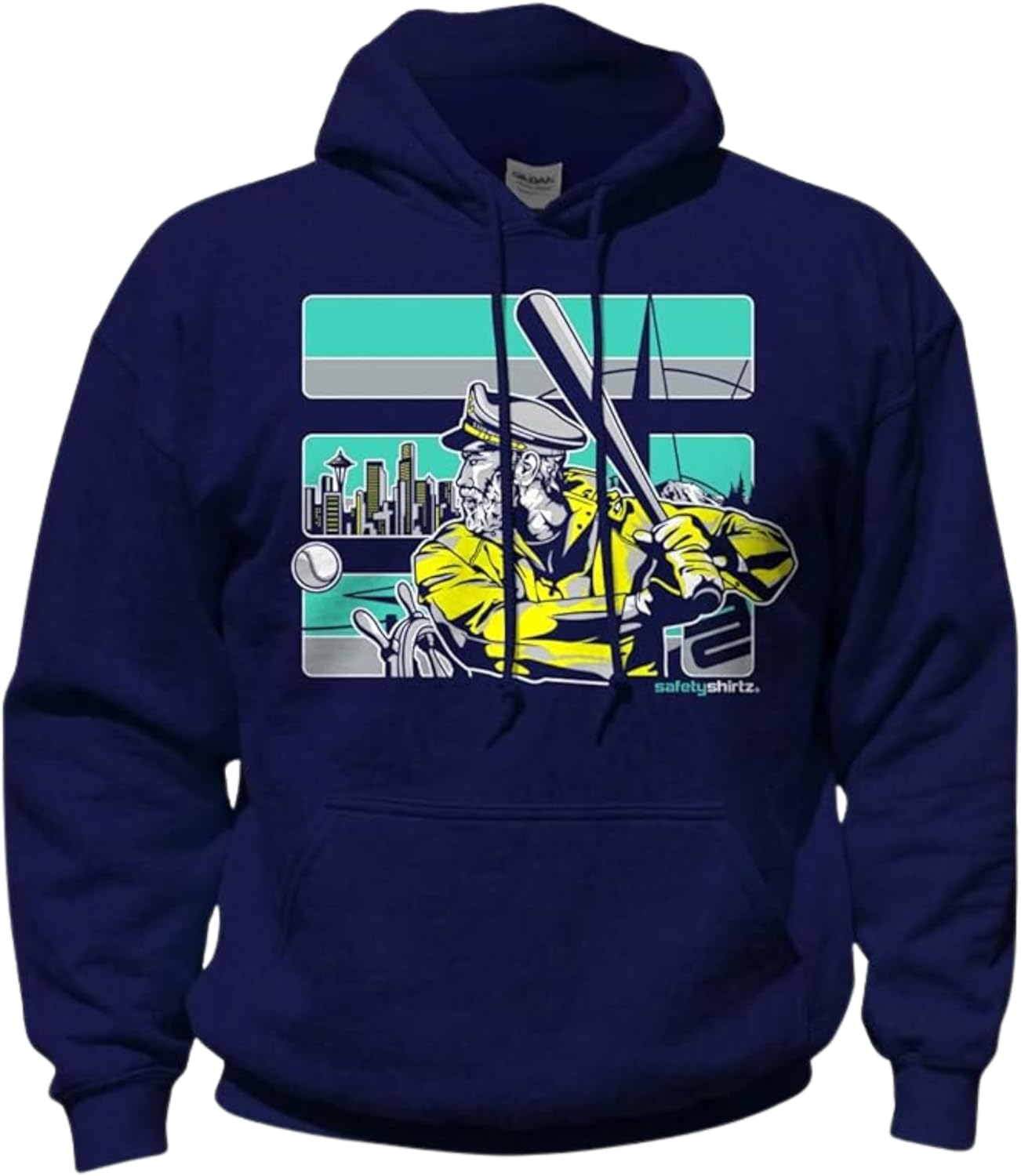 SafetyShirtz Men's 3-Stripe Baseball Shirts and Hoodies