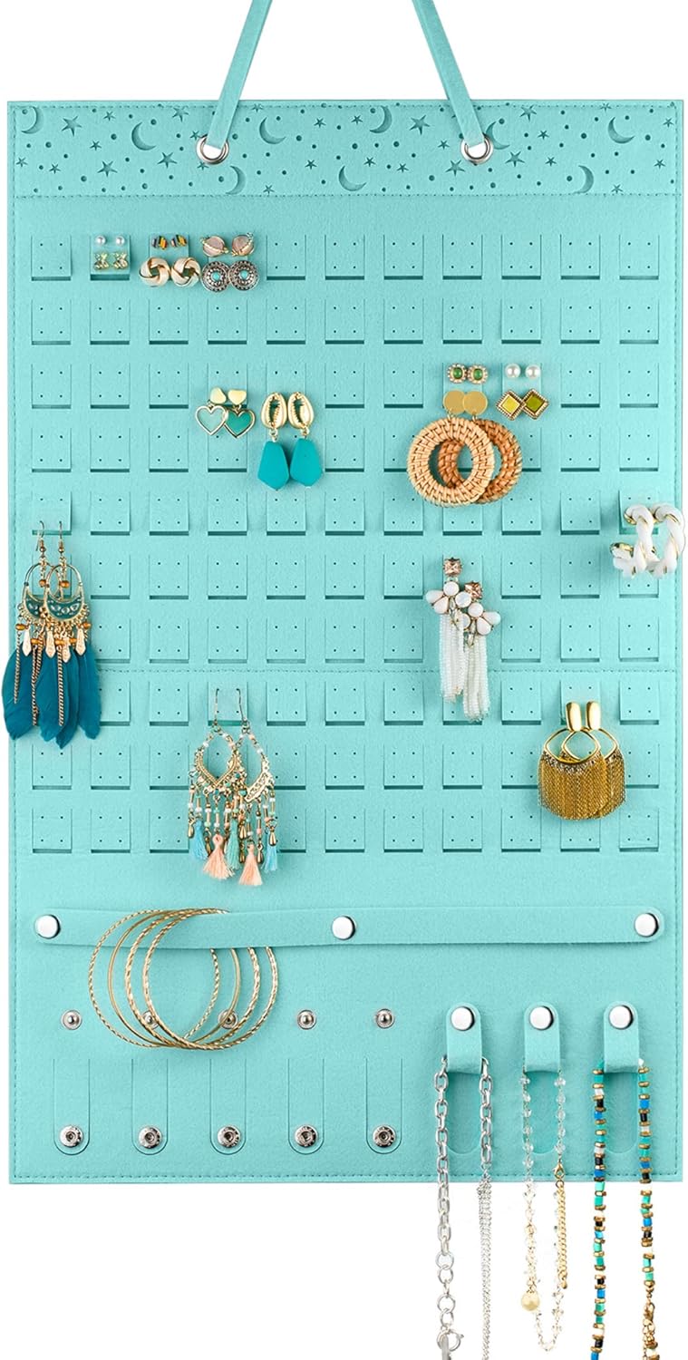 Oaque Hanging Earrings Organizer Wall Stud Earring Holder