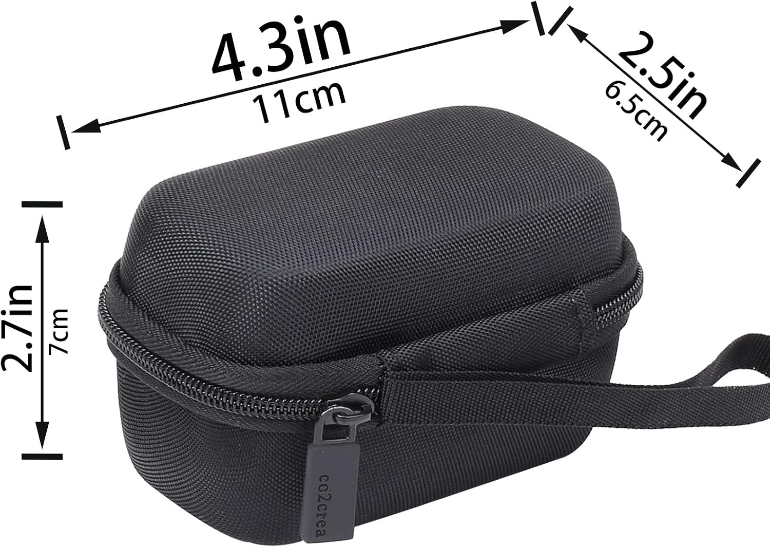 co2CREA Hard Travel Case Compatible with Micro Micro2 Wireless Sleep Sound Machine Bluetooth Speaker Fan Sounds (Size M)