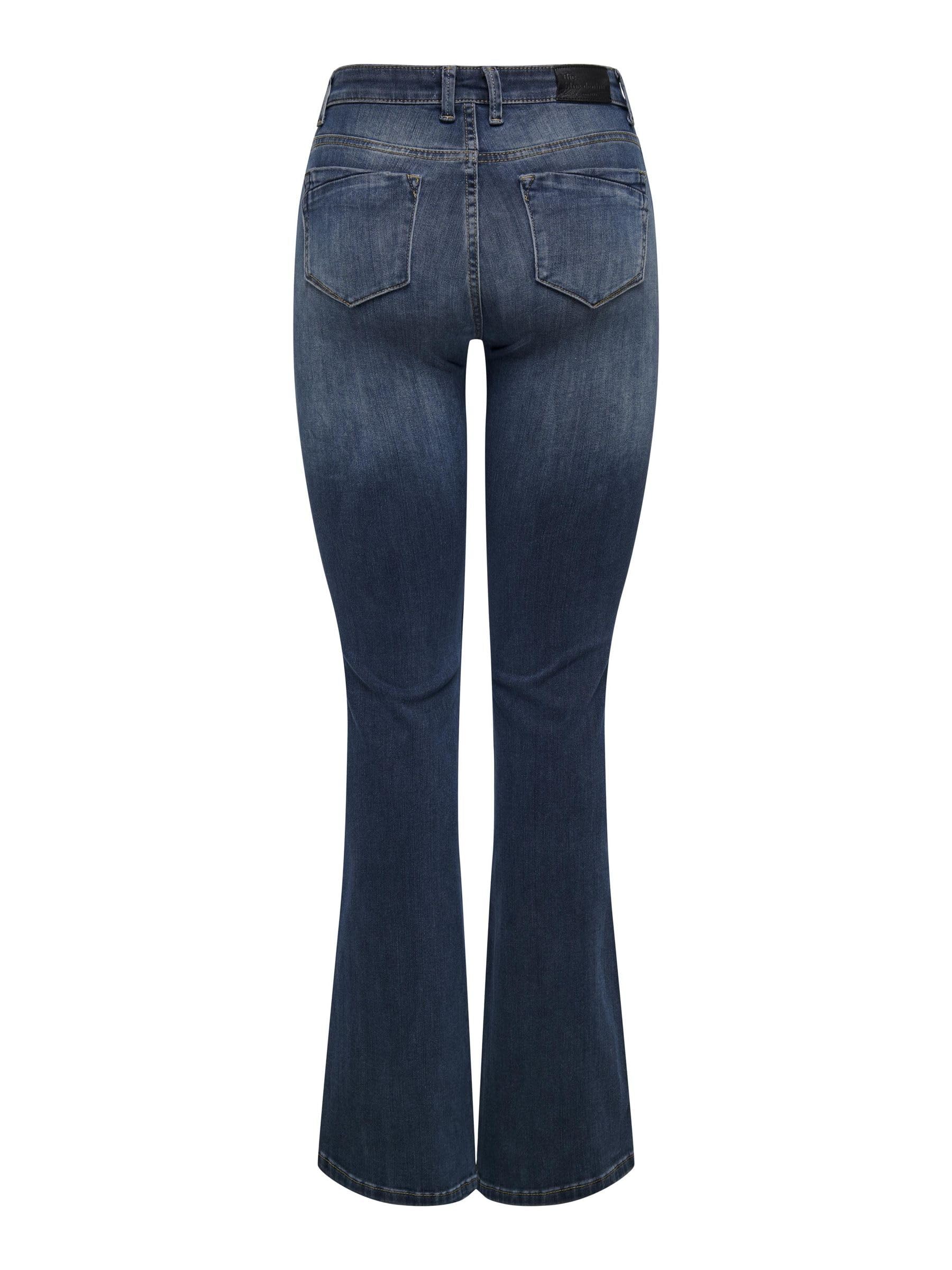 ONLY Flared fit Jeans ONLBLUSH Mittlere Taille Flared Jeans
