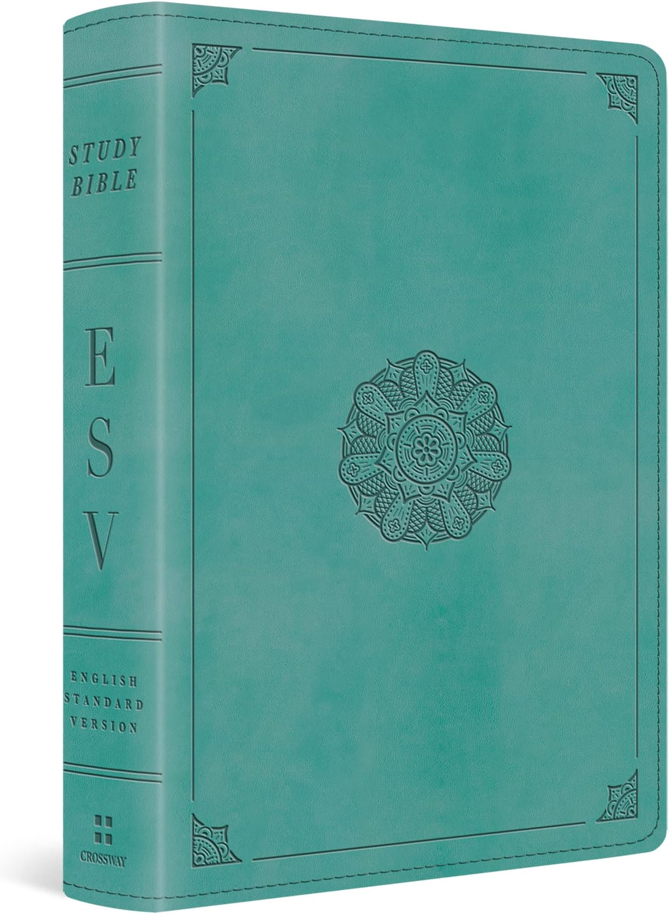 ESV Study Bible, Personal Size (TruTone, Turquoise, Emblem Design)