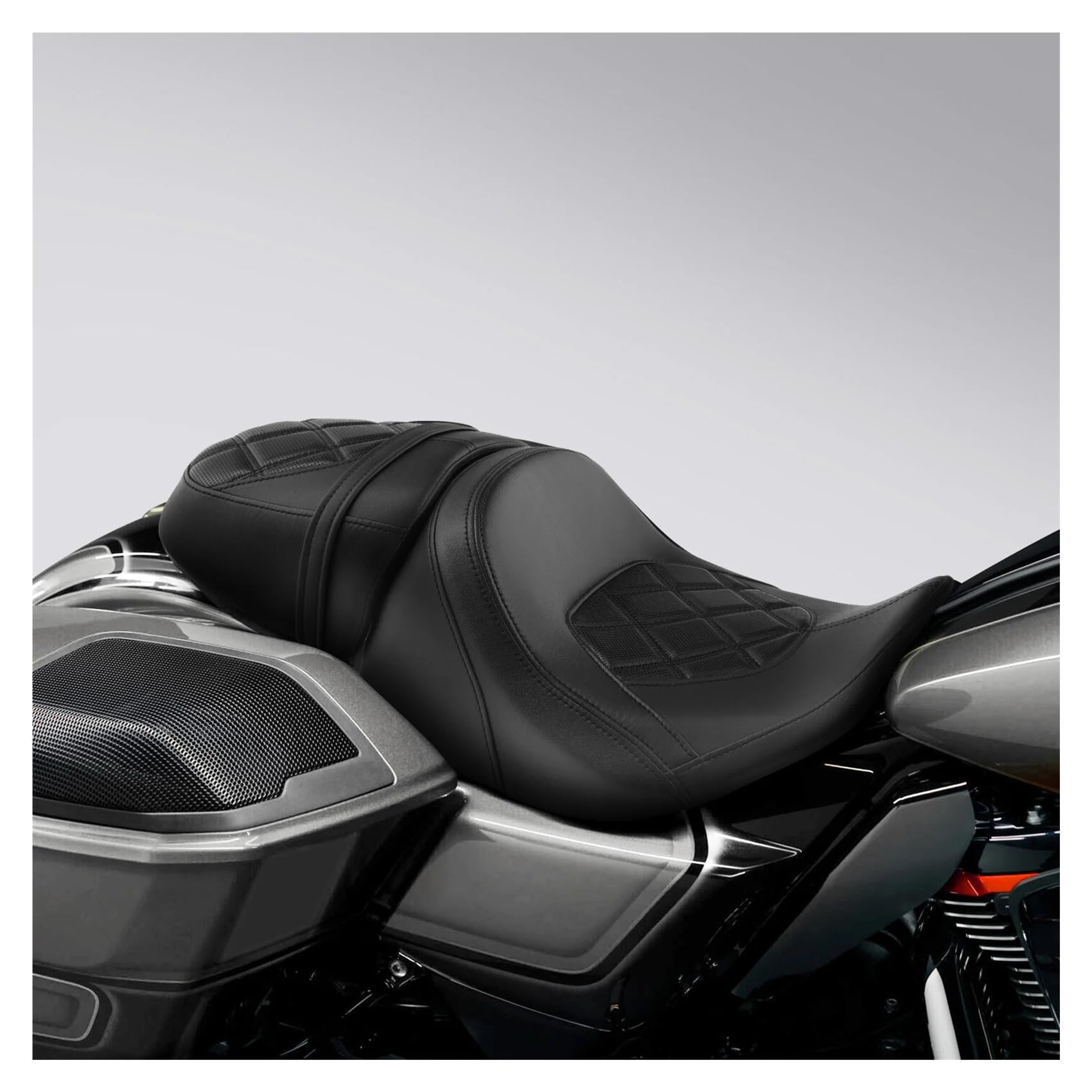 Motorrad sattel Fahrer- Und Beifahrersitz Für CVO Für Road Street Glide 2023–2024, Motorrad-Ersatzteile Und Komponenten