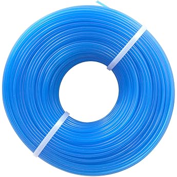 Akuoly 100 m Trimmer Line Strimmer Spools for Grass Trimmer 1.6 mm Line Diameter Blue