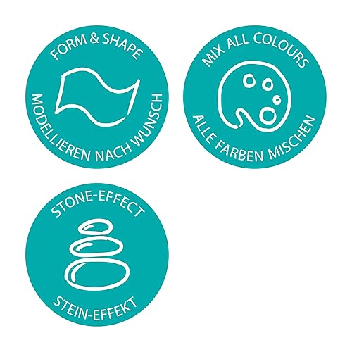 Miniatura 3 de STAEDTLER 8010-903 FIMO Effect - Arcilla de modelado de polímero endurecedor para horno, granito negro piedra (1 bloque de 2.01 oz)