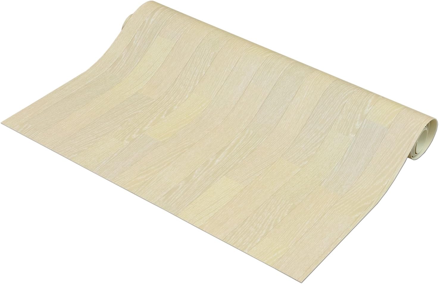 フリーカット 敷くだけリメイク床シート 木目 ホワイト 約90 350cm Faz Co Zm