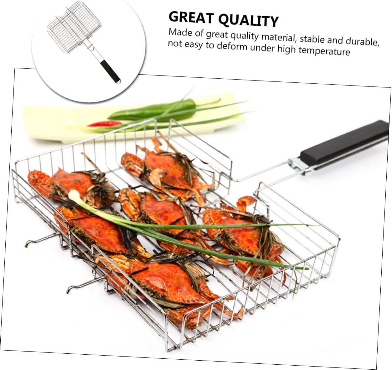 1pc Stainless Steel Bbq Grill Rack for Outdoor Cooking Portable Folding Fish and Chicken Grill Tool for Picnics and Backyard Barbecues