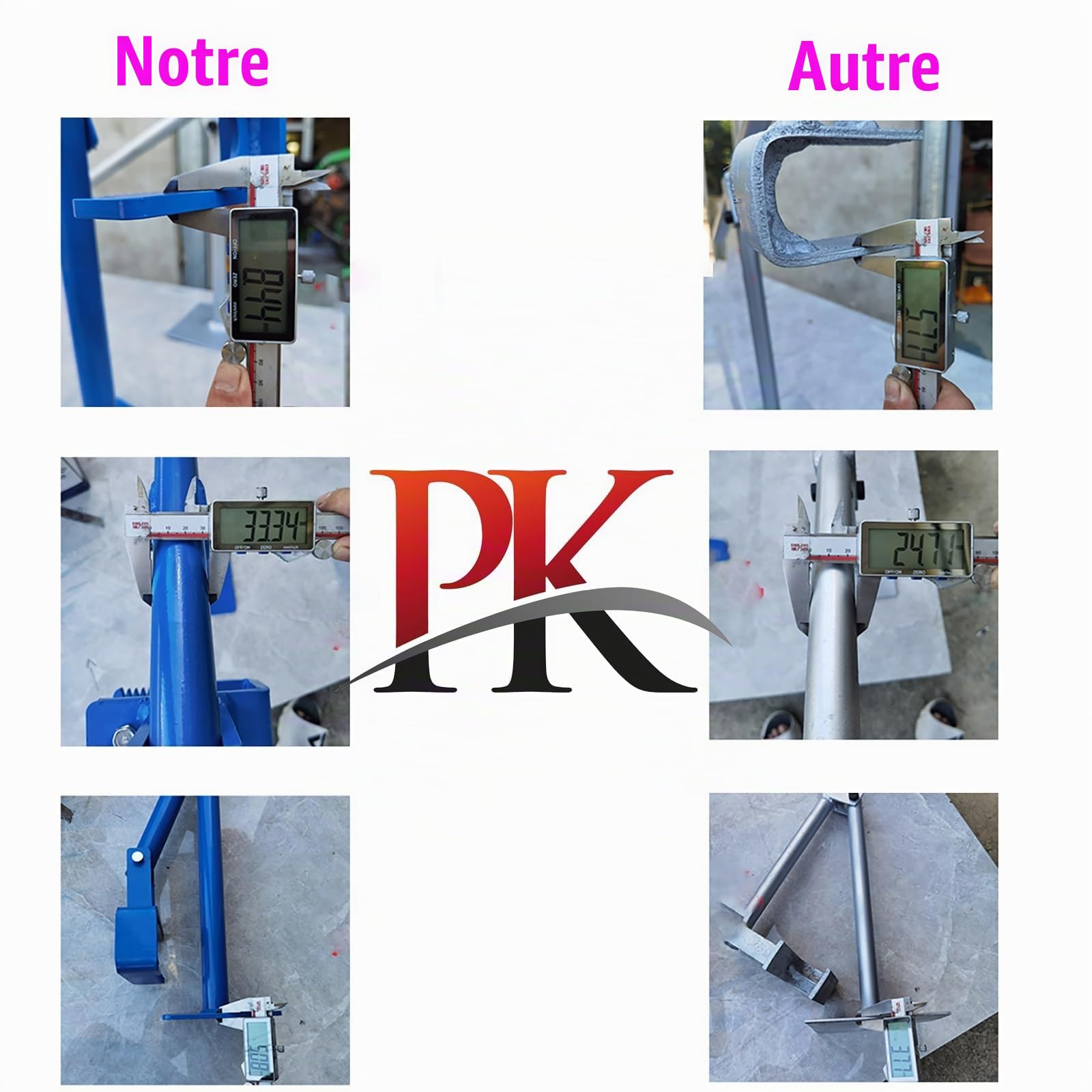 Outil d'extraction de racines d'arbres, Arracheur de poteaux en bambou 100 cm, griffe C réglable 5-11, bleu