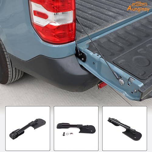 Miniatura 5 de Amortiguador de asistencia para puerta trasera de camión compatible con Ford Maverick 2022 2023 2024 Asistencia para puerta trasera, amortiguador de