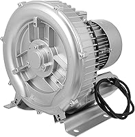 Vista 1 de Bombas de peces para acuarios, ventilador de acuario, agua salada, soplador de tanque de peces para estanques pequeños, plata