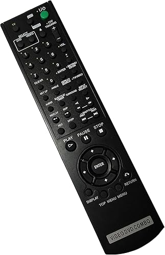 Mando a distancia reemplazado compatible con Sony SLV-D500 SLVD300 SLV-D281P SLVD251P SLVD380P HT-V3000DP SLVD550P TV DVD VCR Combo Player