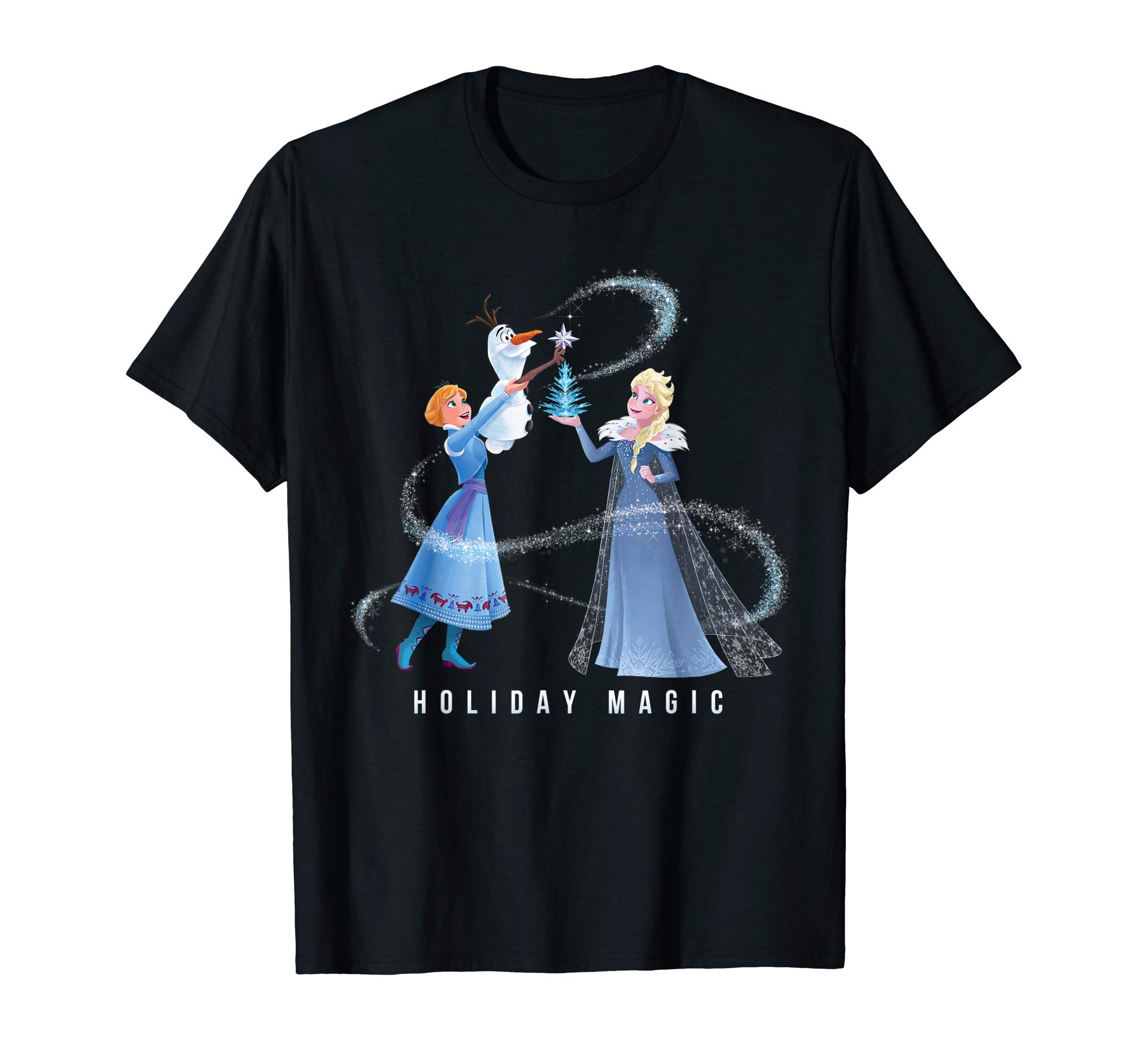 Disney Frozen Elsa Anna & Olaf Holiday Magic T-Shirt