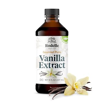 Rodelle Gourmet Pure Vanilla Extract, Baking & Cooking, Made in USA, 8 Fl Oz.