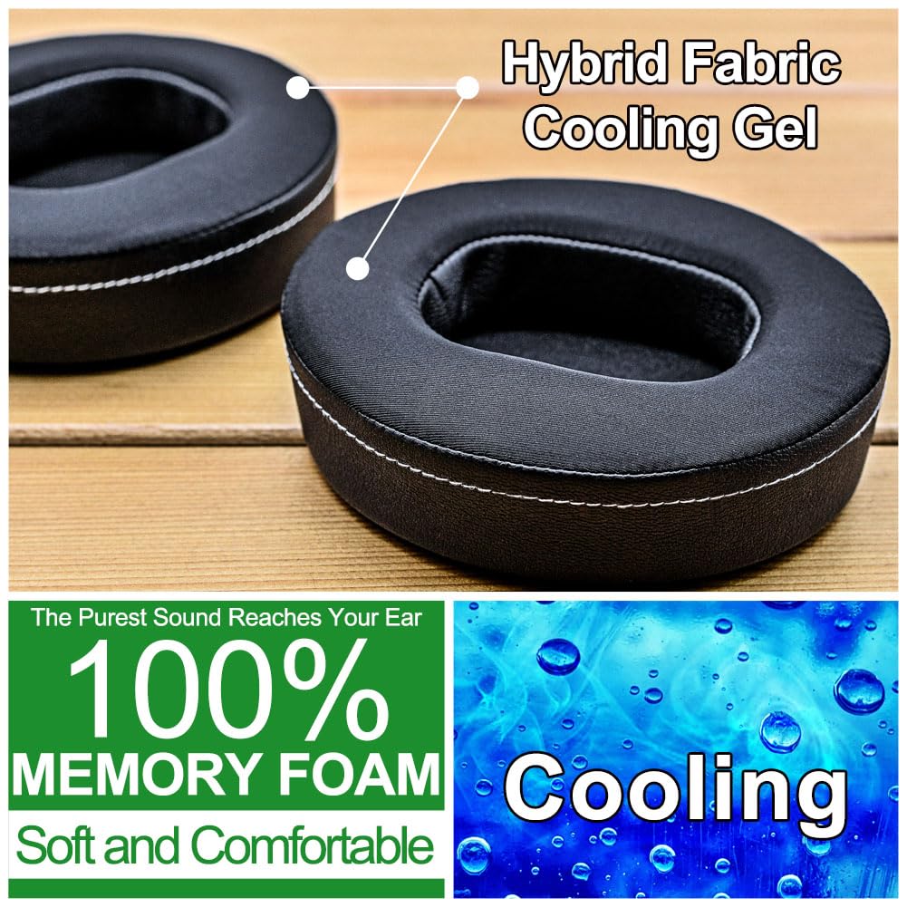 Ersatz-Ohrpolster kompatibel mit LS35X LS50X LS31 LS41 Headset von LTYIVABHTTW I Verbesserte Haltbarkeit & Sound (Hybrid Cooling Gel Fabric)