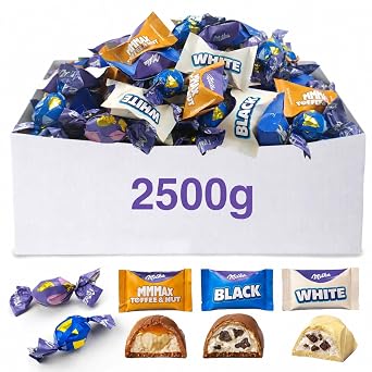 Milka Mega Mix Box 2500 g Approx. 300 Pieces - 5 Varieties