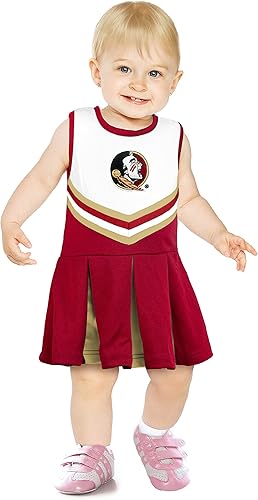 Miniatura 26 de Little King NCAA - Vestido de una pieza para niñas pequeñas, tallas 6M 12M 18M 2T 3T 4T