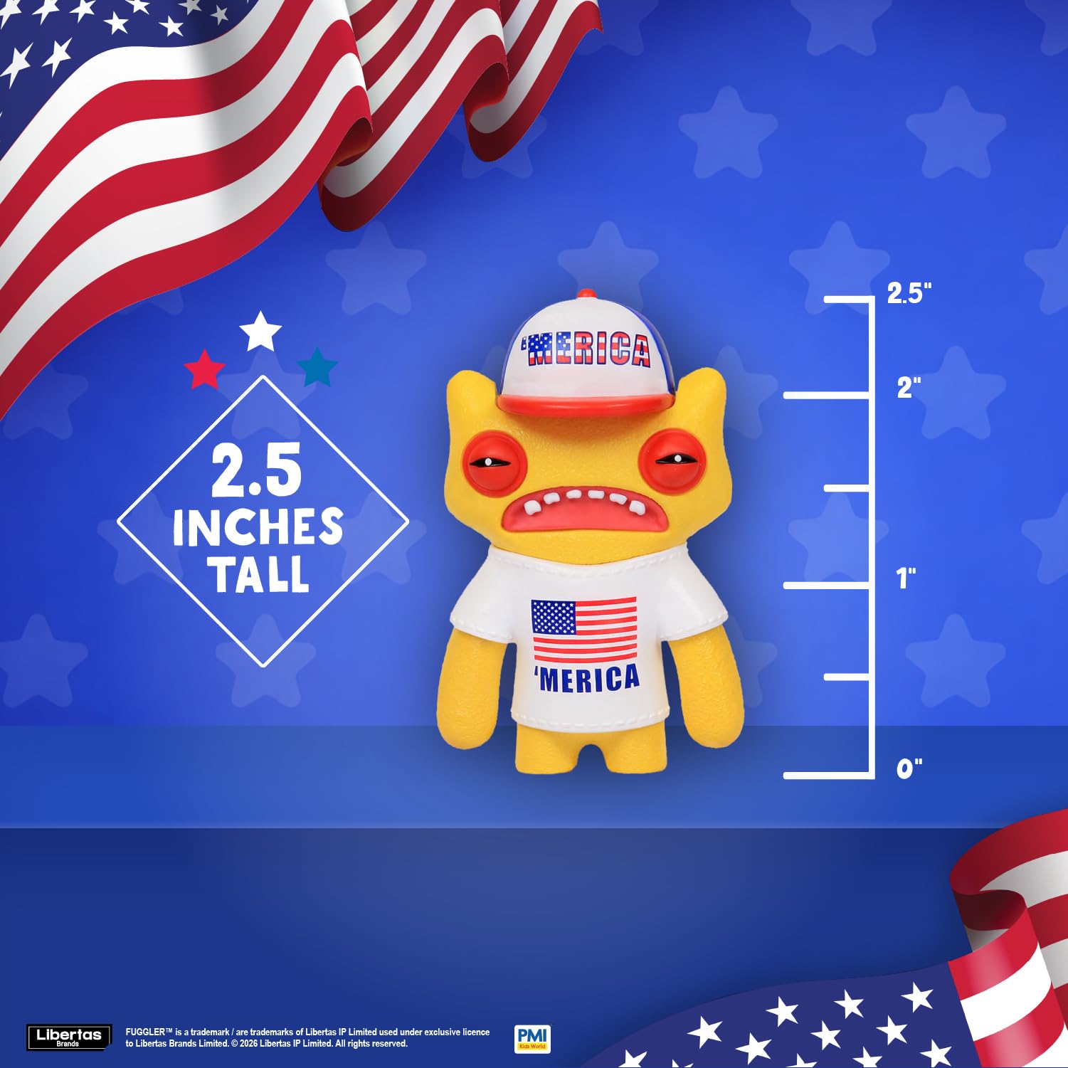 Amazon.com: Fuggler USA 250 Anniversary Collectible Figures 12