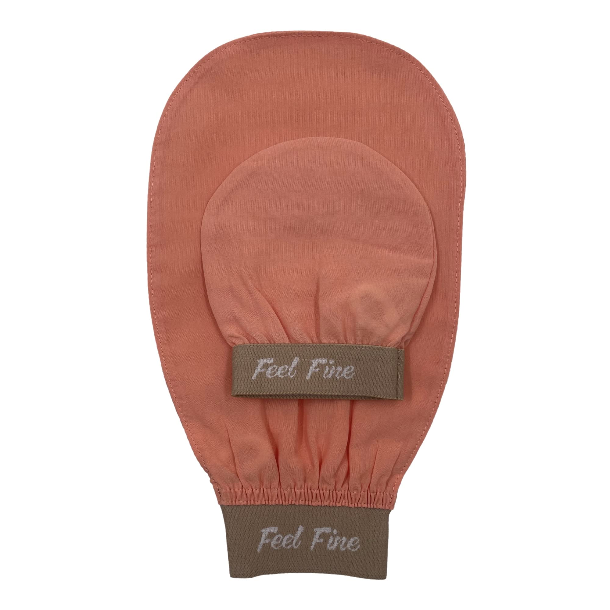 Feel Fine Gants Exfoliants Turcs 100% Soie Végétale – Hammam Kese pour Gommage Corps Femmes & Hommes | Pour Douche, Bain & Spa (Rose & Feel Fine)
