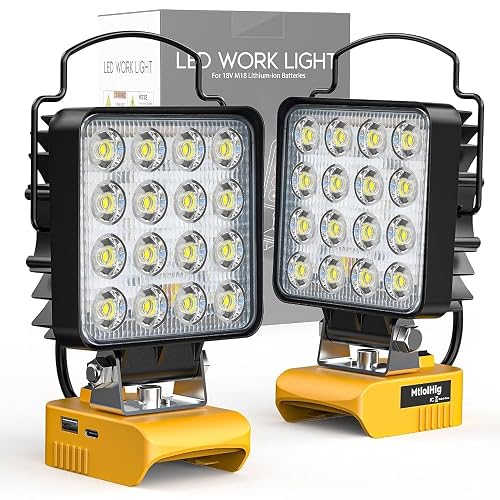 2Pcs Cordless LED Work Light Compatible product photo (Cordless Tool Kits) — ScooterReviewPro review
