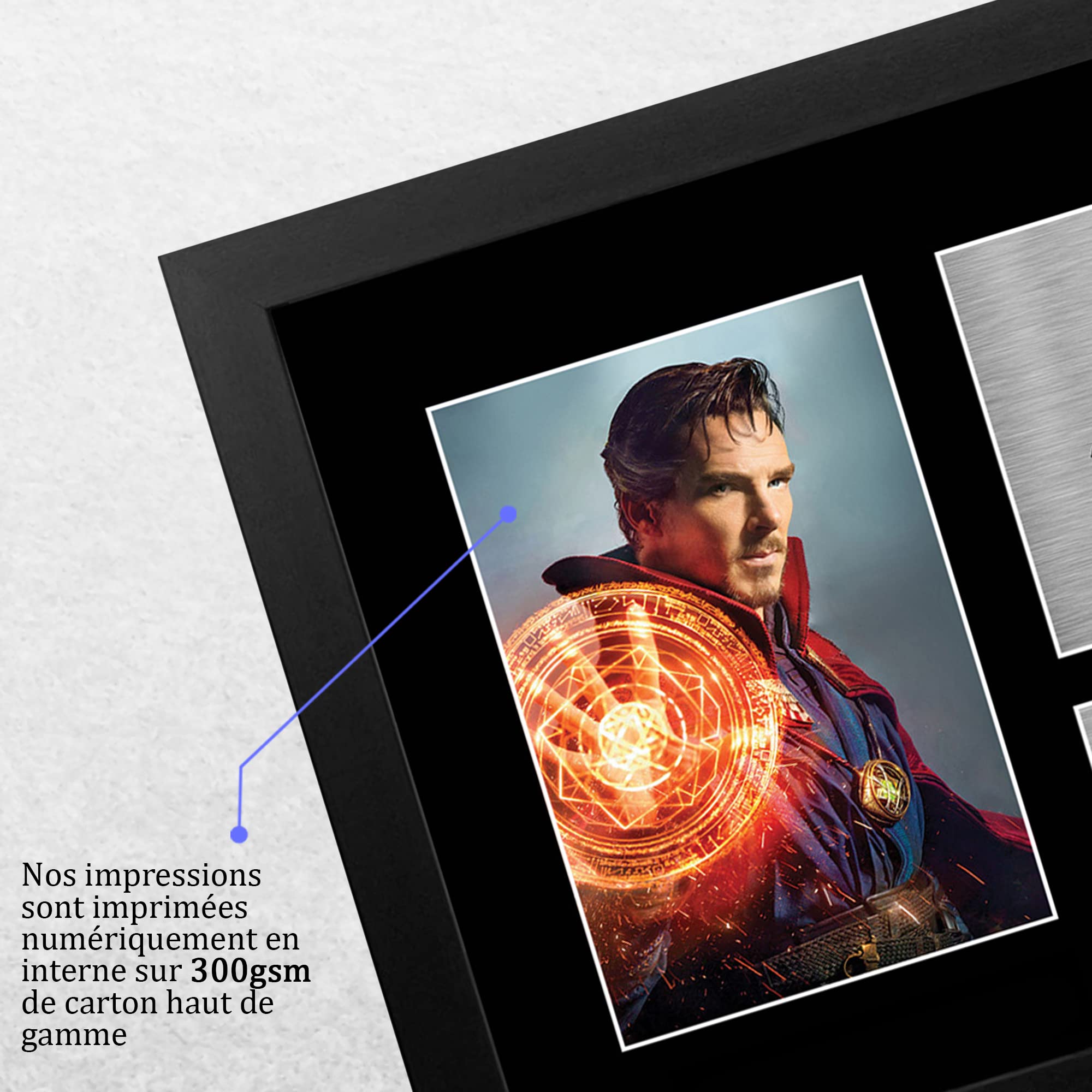 Benedict Cumberbatch Avengers Doctor Strange Autographe Photo A4 Encadré Cadeaux